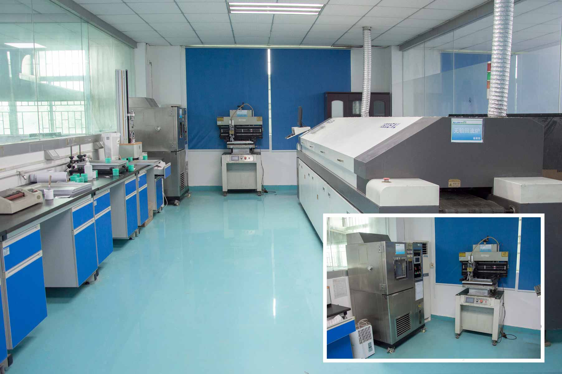 錫膏品質檢測室
